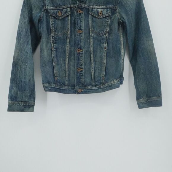 Madewell The Jean Jacket‎ Womens M Storm Cloud Wash Denim Classic 90s Y2K - Picture 7 of 13